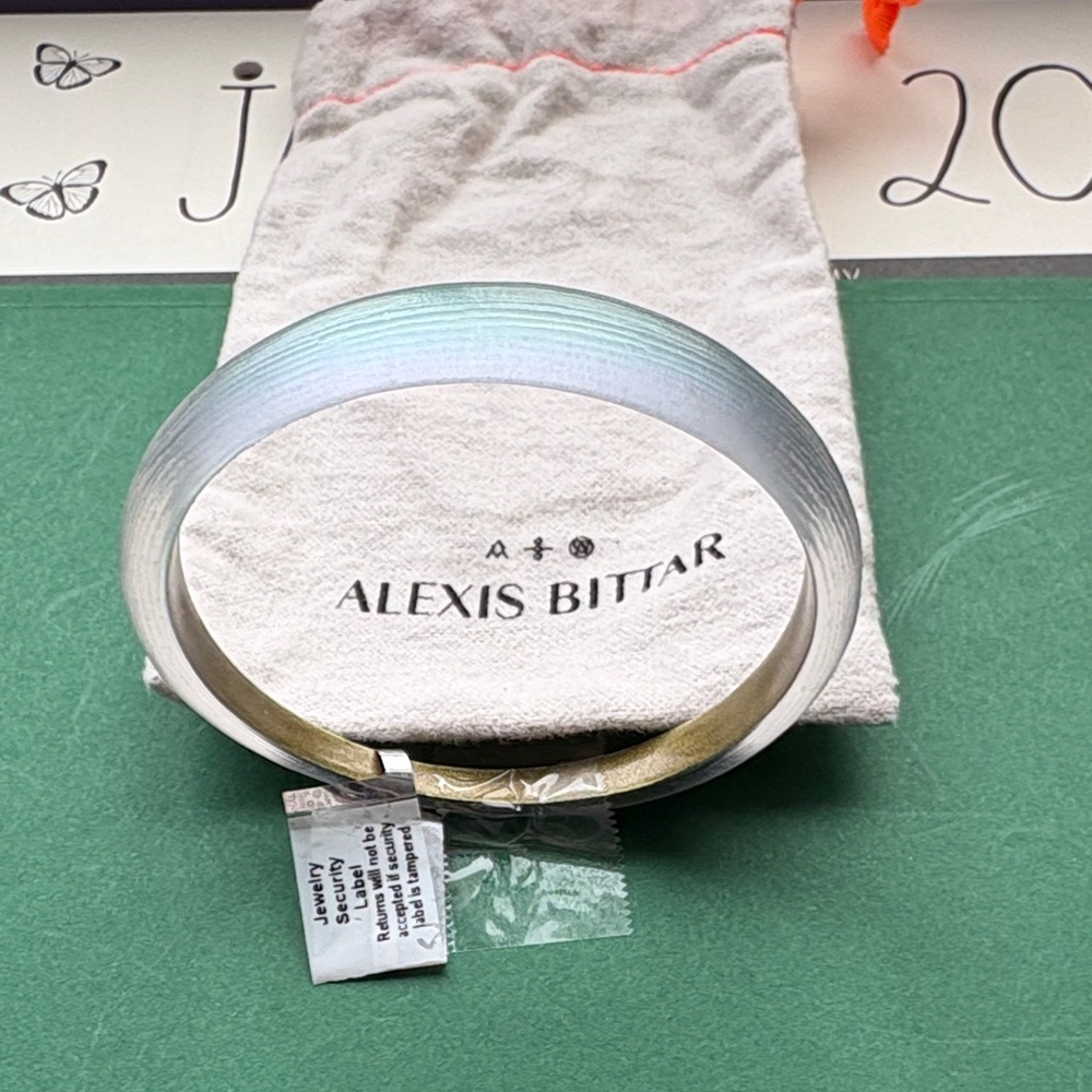 Alexis Bittar tapered bangle bracelet. Purchased from the real real never worn!